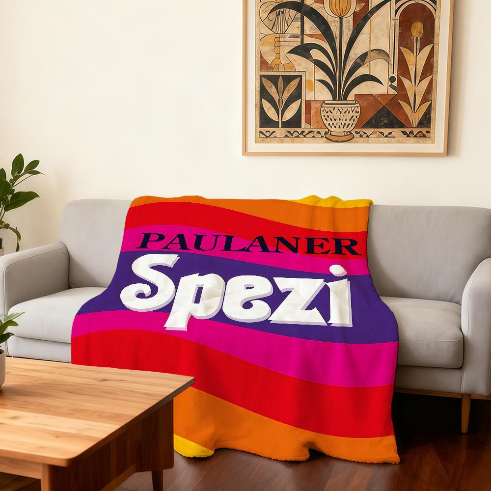 

P-Paulaner Spezi Blanket Super Warm Comfortable Plush Throw Blanket Child Home Sofa Bedroom Gift 50x60in
