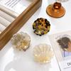 Stylish Korean Hair Clip With Shell And Pearl Accents In Assorted Colors For Fashionable Looks