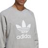 adidas Originals Trefoil Logo Print Pullover Sweatshirt Men Tops Grey IA4857