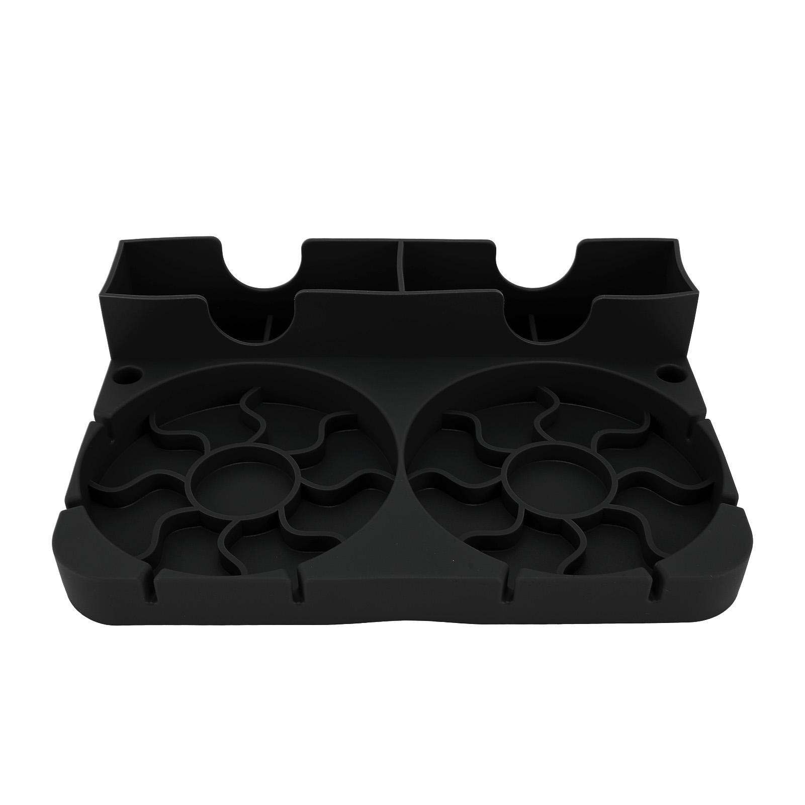 

Подставка для сушки бутылок для воды Нескользящее основание Силиконовая подставка для сушки детских бутылочек для дома и офиса Зеленая Black