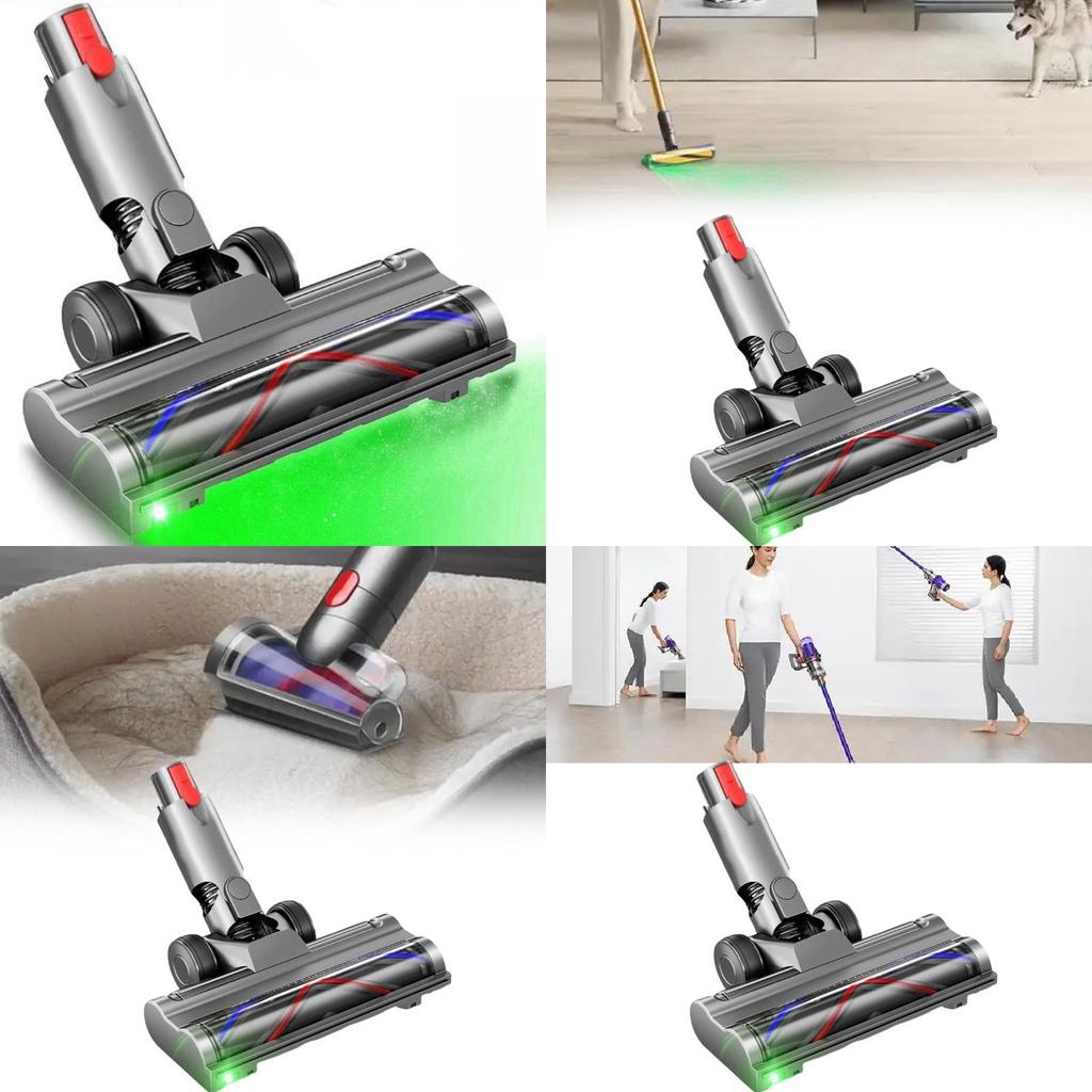 For Dyson V10 V12 Slim Soft Rollers Vacuum Cleaner Floor Brush With Manual Control For Home Use