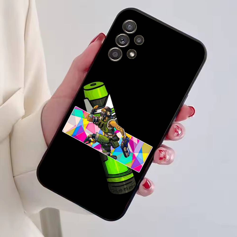 Game A-Apex Legends Phone Case For Samsung S25,S24,S21,S22,S23,S30,Ultra,S20,Plus,Fe,Soft Silicone Black Cover