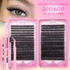 600 Tufts Of D Song Single Tufts Of False Eyelashes 80D100Ddiy Segmented Grafting To Extend Natural Dense Hair