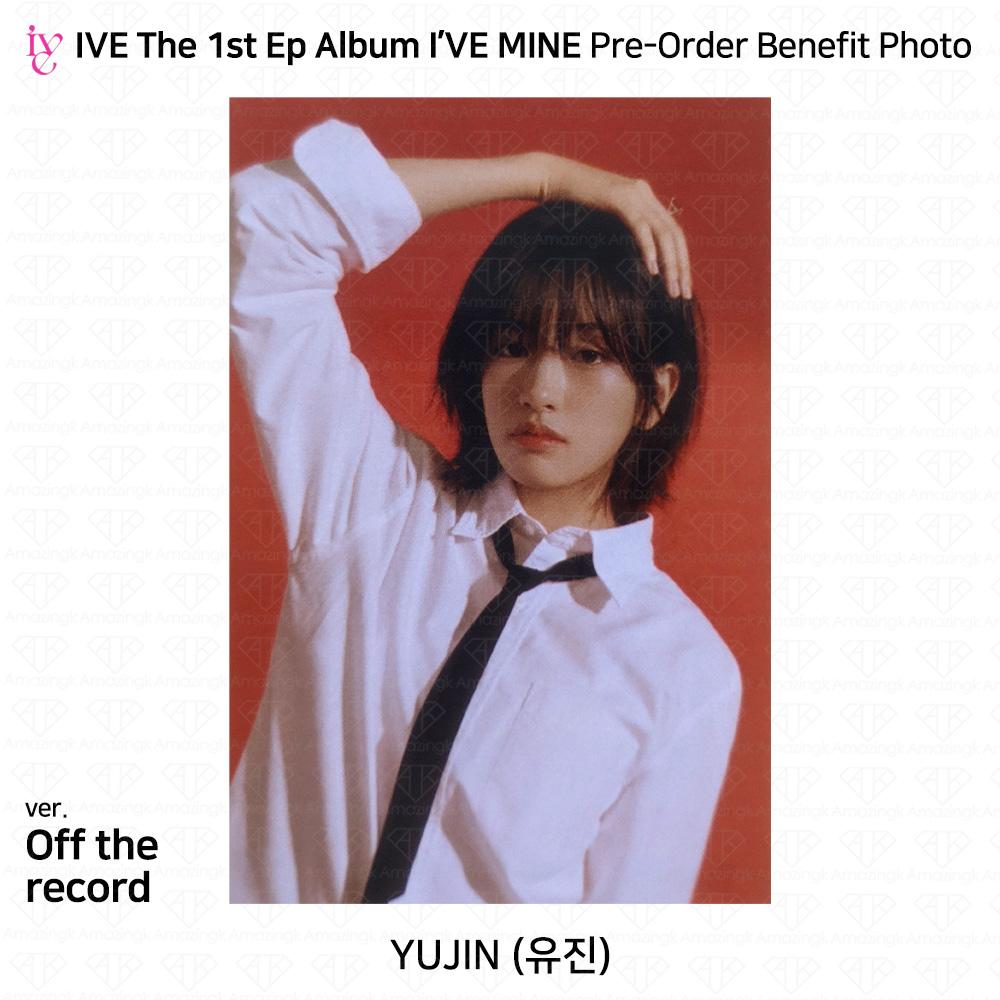 IVE Primul EP I'VE MINE Foto oficială Polaroid Sticker pliat Poster KPOP