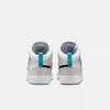 Jordan Sky Jordan 1 Fabric Mid top Children's Basketball Shoes Gray White Children Aged 3 7 Years Old HV4767-014