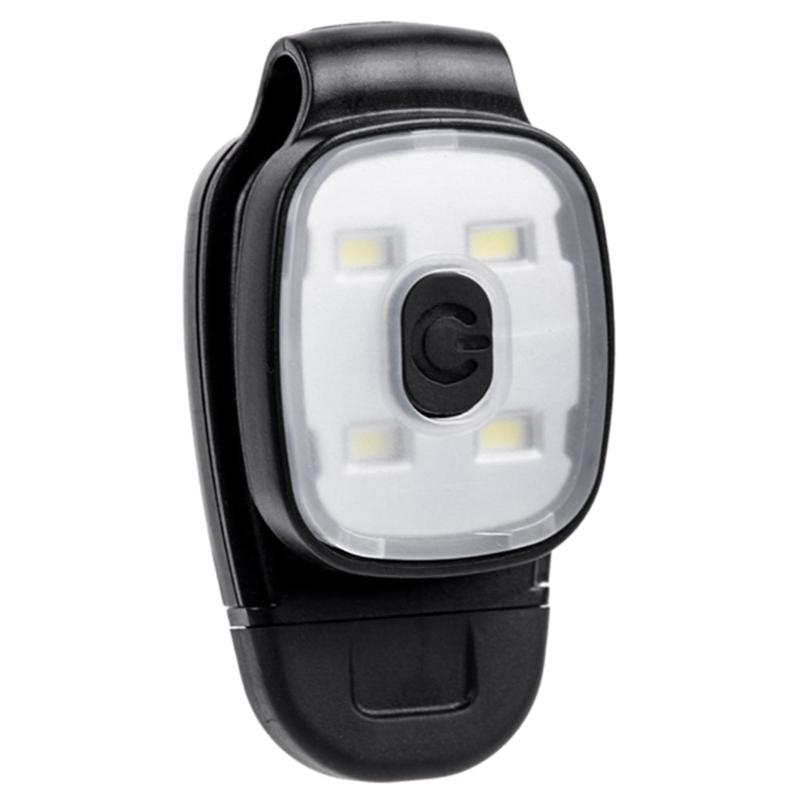 USB Rechargeable Night Running Chest Lights Flashlight Light Weight Safety Jogging Lights LED Clip on Lights Small Headl