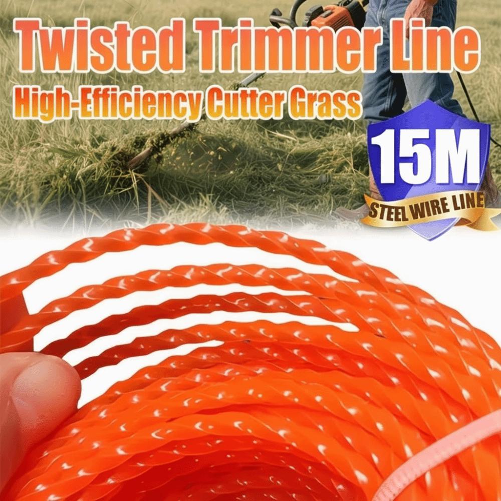 2.4mm 2.7mm 3mm Diameter Grass Trimmer Rope Nylon Material Brush Cutter Line Professional Use
