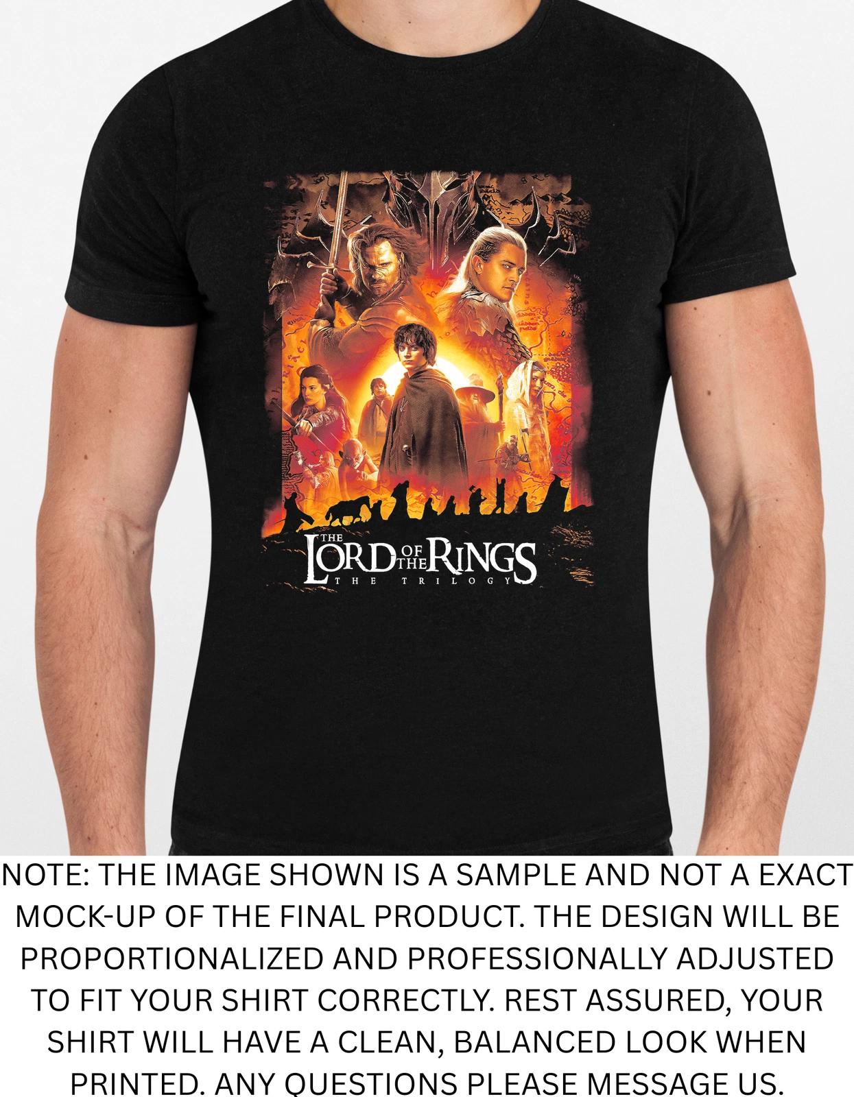 Men s and Women s T-shirts Lord Of The Rings Graphic XL