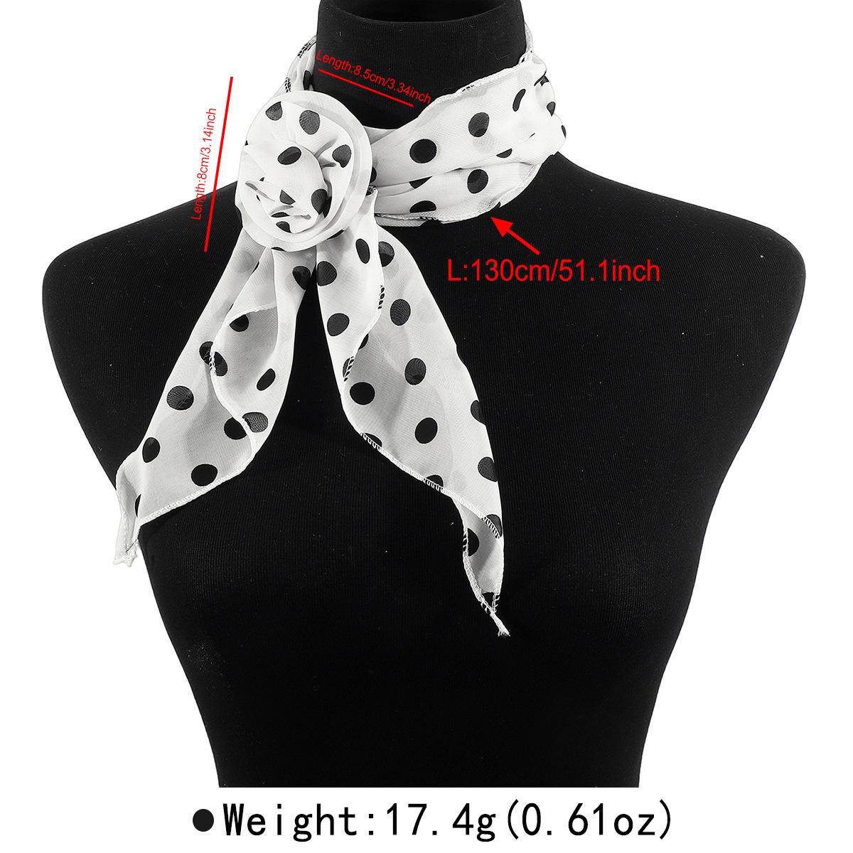 

Новый Длинный Шарф Высококачественный Леопардовый Принт В Горошек Роза Модный Универсальный Шарф Украшение на Шею белый
