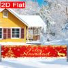 Spanish Christmas Merry Christmas Yard Banner, Outdoor Garden Fence Holiday Party Decor