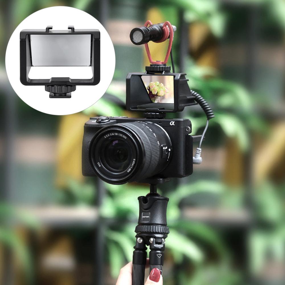 UURig ABS Compact Portable Camera Vlog Selfie Flip Screen Bracket for Sony Fuji Nikon Canon Mirrorless Cameras