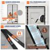 100x210CM Magnetic Door Screen Curtain Anti Mosquito Insect Fly Bug Net Auto Closing Easy to Install Bedroom Home Curtains