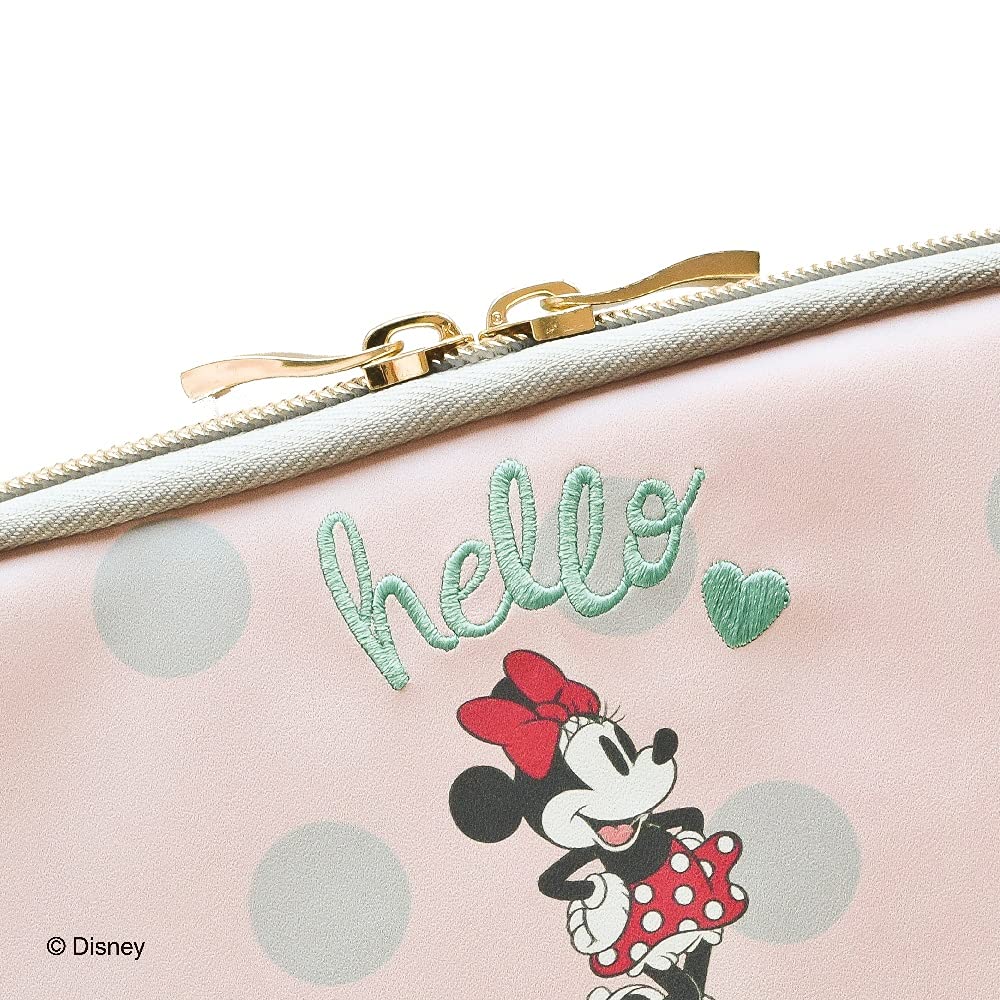 Daigo Disney Pencil Case, Multi-Pen Case with Pocket, Minnie Mouse N1713