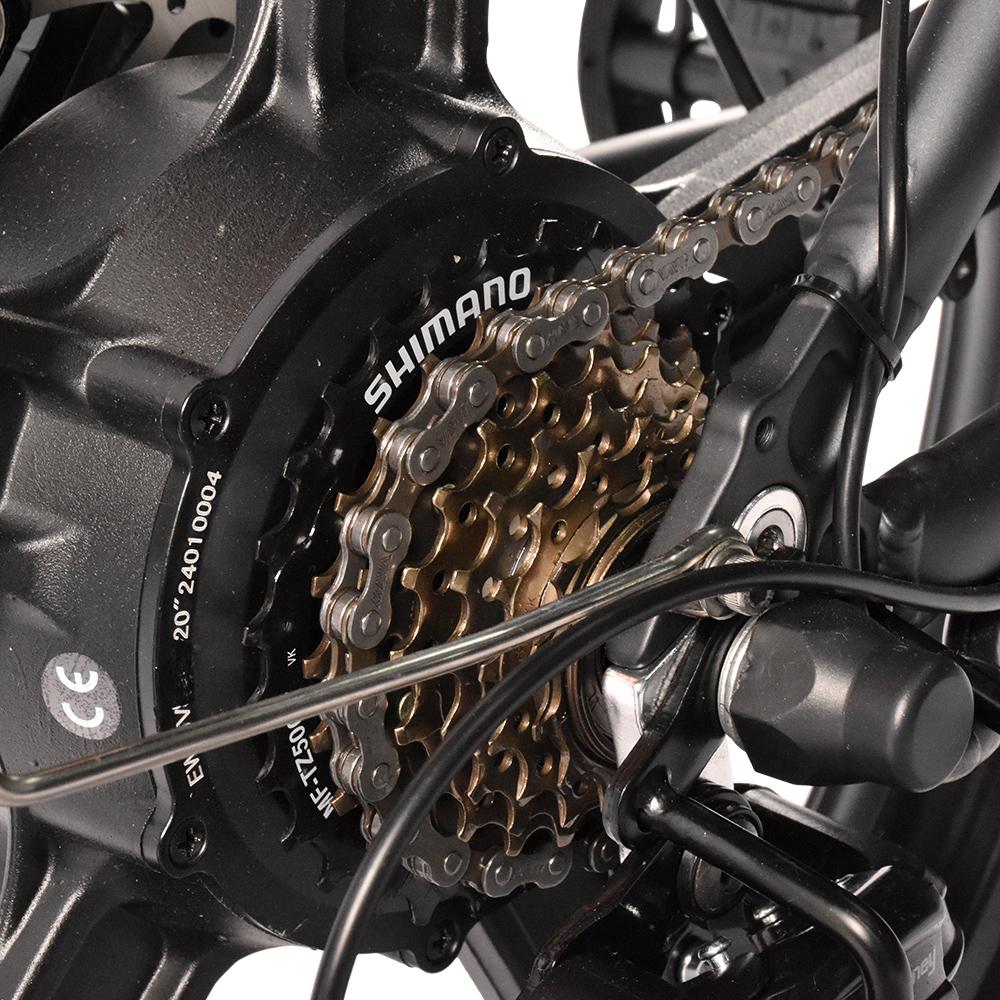 KAISDA K201 All-Terrain Adult Electric Bicycle 350W Motor Men's E-Mountain Bike 36V20.8AH Battery 20 Inch Fat Tyre women's eBike