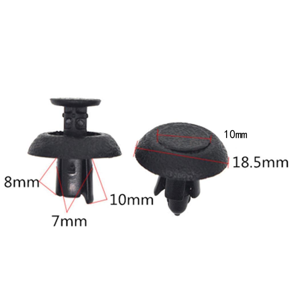 KOZEEY 30pcs Nylon Push Clip Rivet for Toyota Camry Highlander Prado