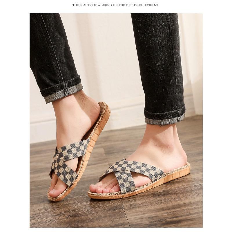 Fashion Summer Linen Slippers for Women