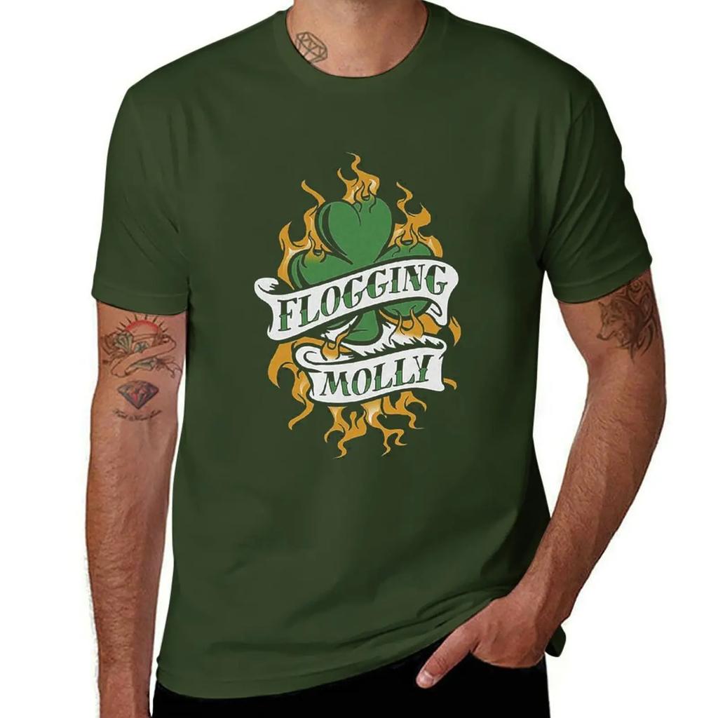 Flogging Molly TShirt sublime korean fashion heavyweights summer clothes mens champion t shirts 2025 new model
