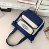 Student Shoulder Bag Contrast Color Crossbody Bag Women's Commuter Class Handbag