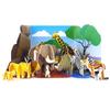 Conjunto de juegos ecológico de animales de Savannah