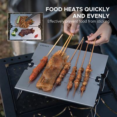 Skládací kempingový stůl Lehký Ti BBQ Skládací stolek na táborák Perfektní venkovní dobrodružství