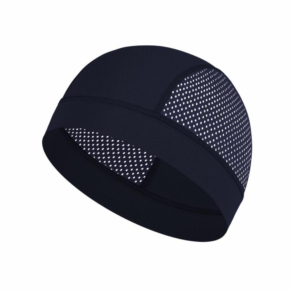 Casual Thin Mesh Skull Beanie Cap Quick Dry Breathable Cycling Helmet Liner Cap Sun Protection Solid Color Summer Cycling Cap