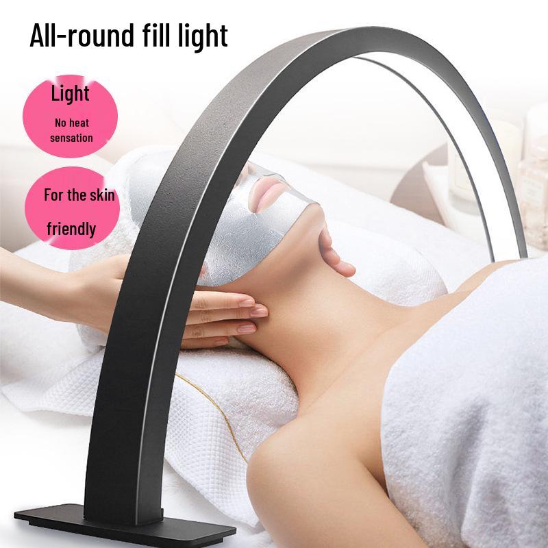 LED Half-Moon Nail Lamp: Curved Eye-Protection Light for Beauty Salons