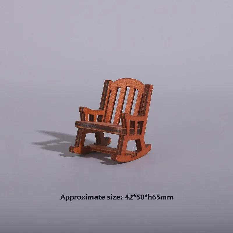 Japanese Frog Reading Rocking Chair Ornament - Cute Desk Decompression Gift Craft