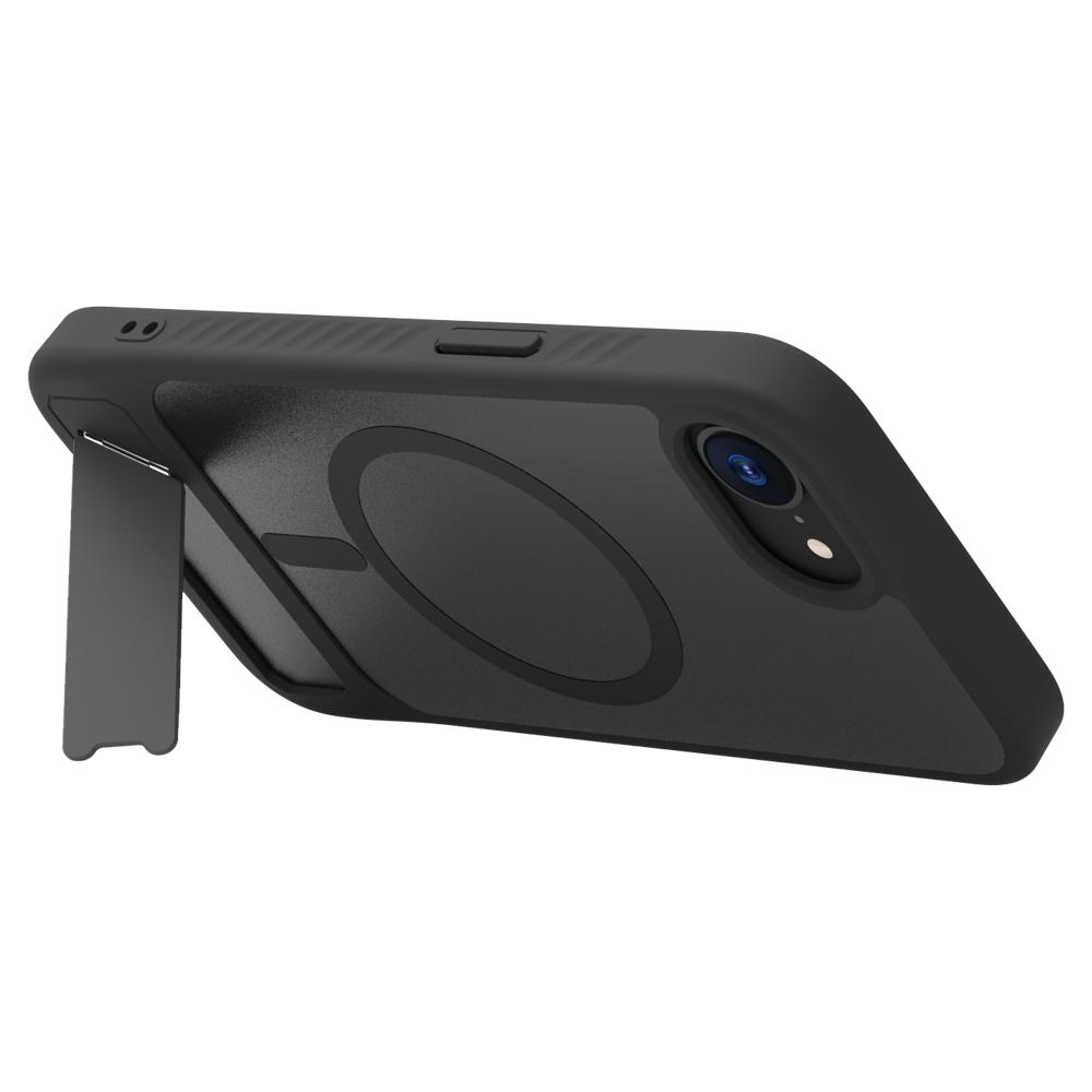 

LEREACH Le-Chic Series For iPhone 16e Case Compatible with MagSafe Kickstand TPU+PC Phone Cover Blue