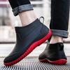 Non-slip rain shoes men's short waterproof shoes women's low-top rain boots kitchen rubber shoes overshoes car wash fishing couple shoes