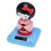 TOYMYTOY Solar-Powered Kimono Doll, Swaying Maiko, Car Interior Decor, Desktop Figurine, Japanese Cultural Gift, 2.76x2.76x4.33 Inches