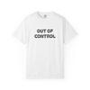 Out of Control Text Graphic T-Shirt | Retro Bubble Letters