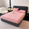Winter Warm Coral Fleece Fitted Sheet Elastic Mattress Cover Couple Thick Bed Linens Luxury Double Bed King Size 150x200