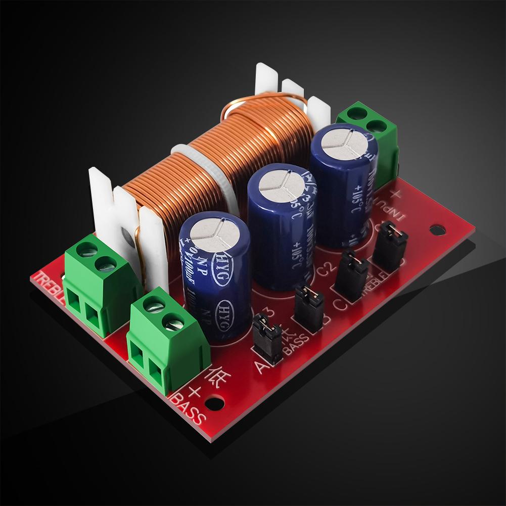 10-1PCS YLY-2088 400W 2 Way Crossover Filters Module HiFi Speaker Modification Upgrade Board Full Range Treble Bass Welding Free