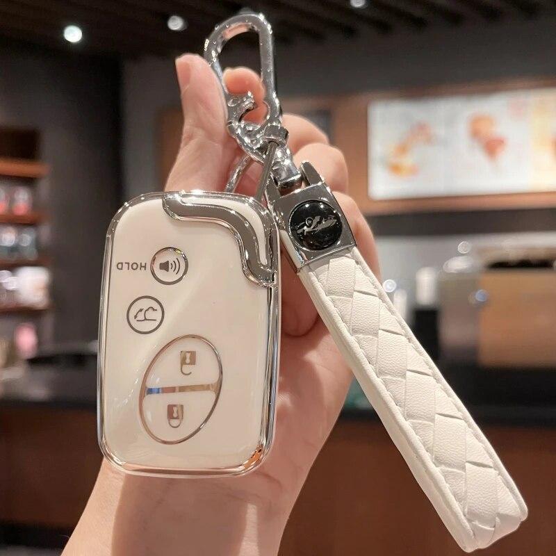 

Чехол для автомобильных ключей с брелоком для Lexus GX460 RX350 ES350 IS250 GX460 LX570 IS350 GS430 с умным пультом дистанционного управления