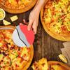 Pizza Cutter Ergonomic Cutting Tool With Protective Cover Stainless Steel Pastry Wheel For Women Men Home Kitchen Cooking Baking