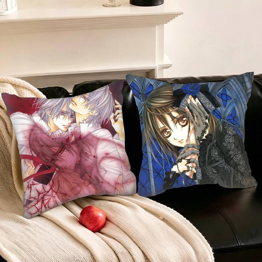 1Pc Anime V-Vampire K-Knight Various Sizes Square Pillowcase For Car Home Bedchamber Decor