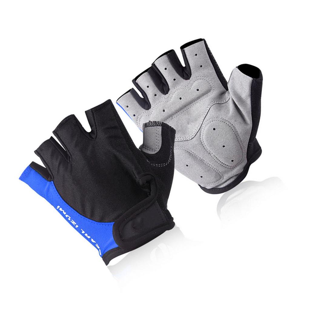 1 pár cyklistických rukavic s polovičními prsty prodyšné tlumící nárazy dámské pánské bezprsté cyklistické rukavice pro venkovní fitness