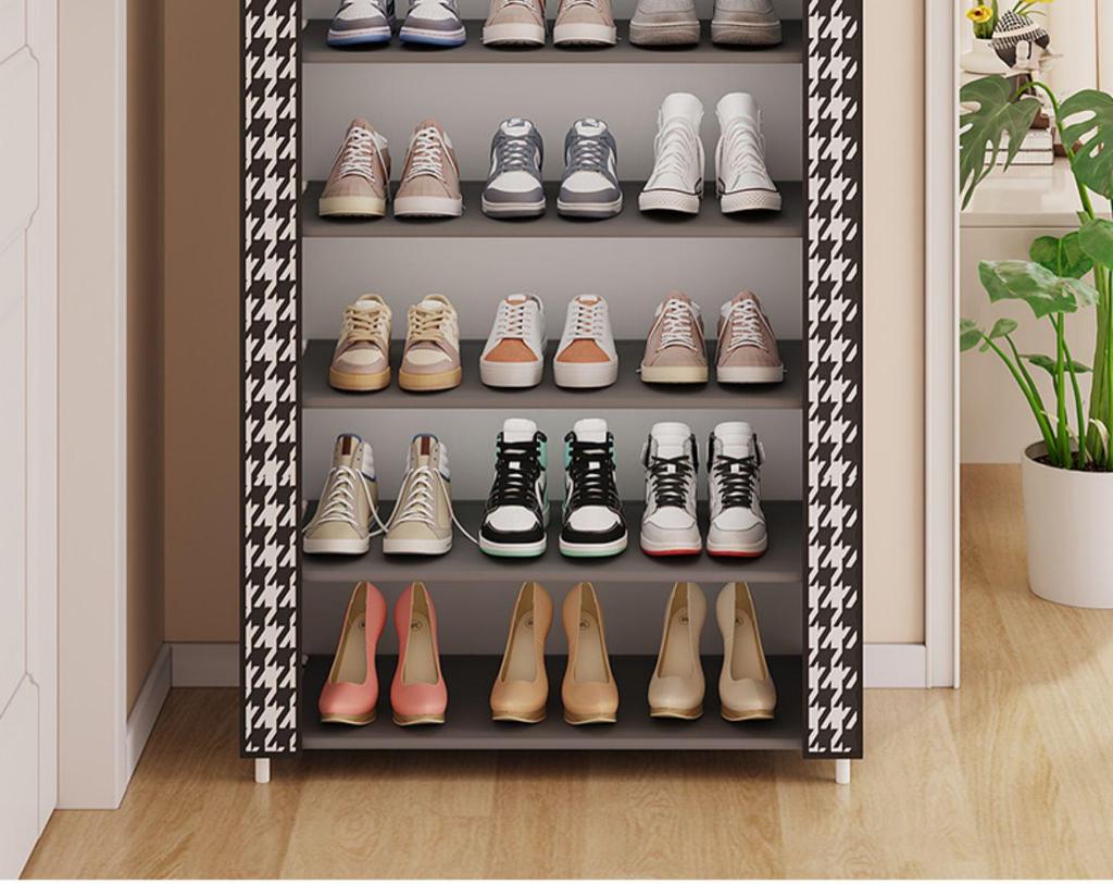 2022 Modern Fabric Shoe Rack - Dustproof, Multi-Layer Storage for Doorway & Dorms