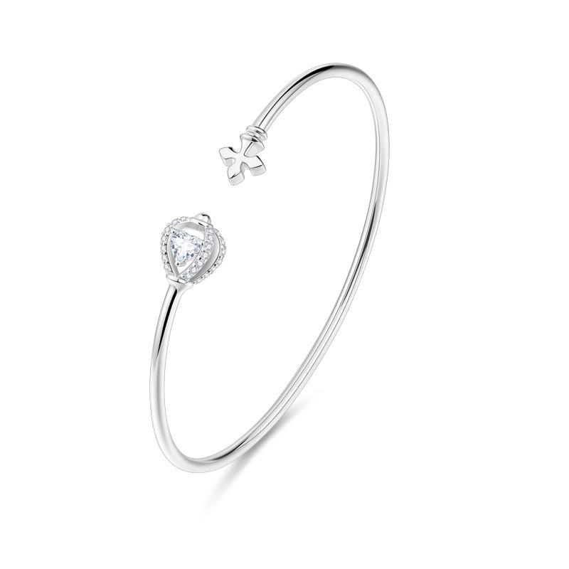 S925 Silver Love Heart Ferris Wheel Bracelet: Elegant, Fashion-Forward & Versatile for Women