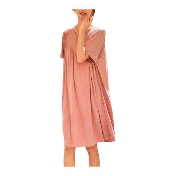 [MTE Ebocon] Loose, Relaxed Loungewear, Dress, Short Sleeve, Women s