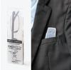 Ultra Slim Ultra Thin Lightweight Reading Glasses exclusive slim Gunmetal (with case) Men's +2.00