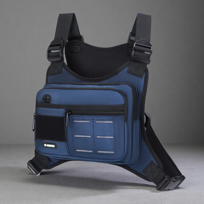 Tactical Functional Men Vest Bag Waist Packs  Waterproof Men Pack Bag Backpack Fashion Trends Men Sling Bag Shoulder