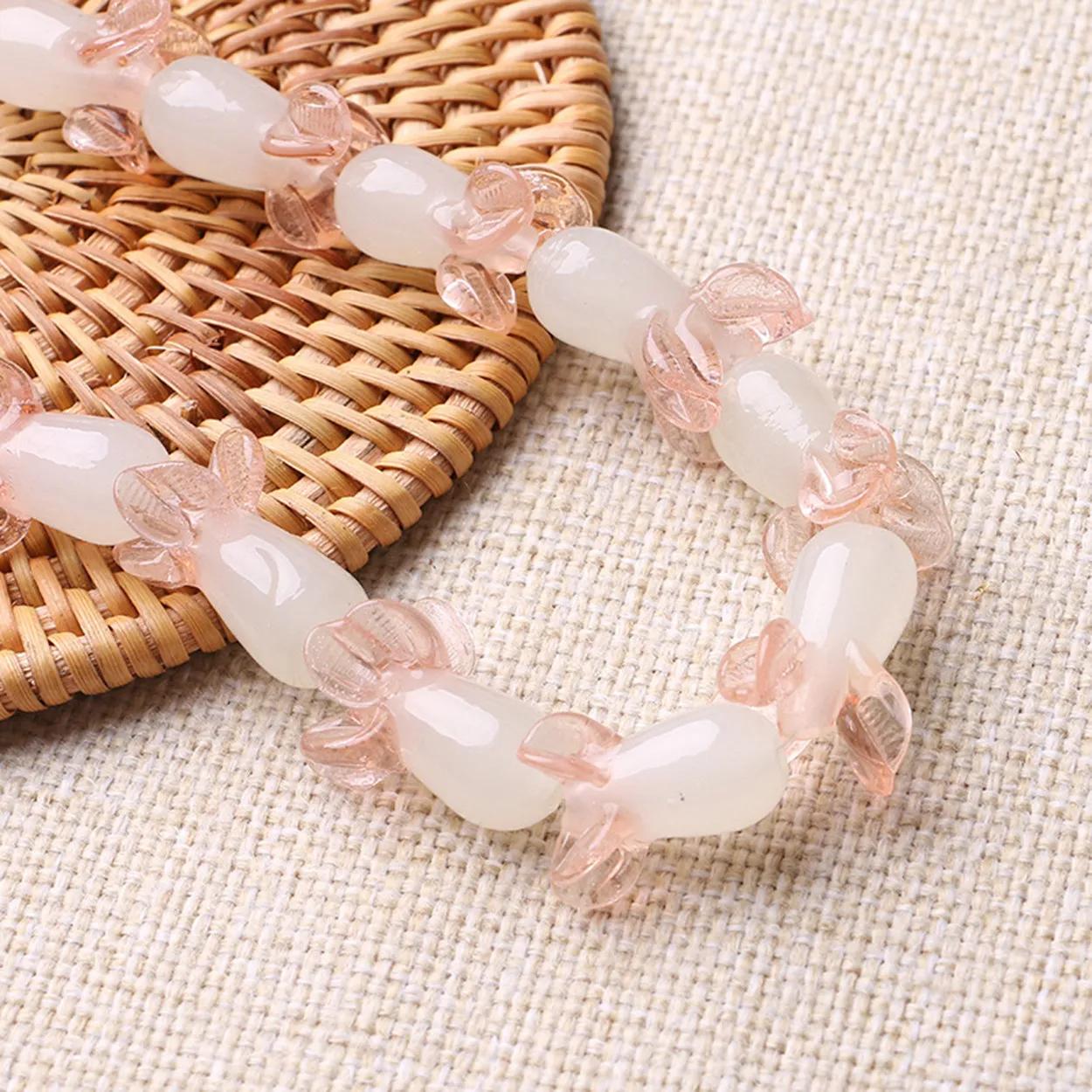 

10 шт. 20x10 мм Форма китайской капусты Ручной работы Лэмпворк Стекло Свободные бусины Для изготовления ювелирных изделий Аксессуары DIY Поделки Фурнитура 20x10mm-10pcs