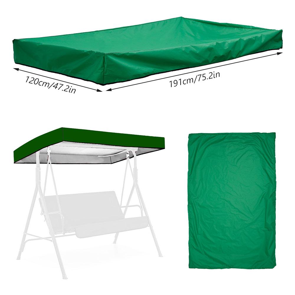 Swing Canopy Top Cover Seat Chair Waterproof Replacement Garden Outdoor Bench Patio Swing Canopy Swing Top Cover Swing Cover