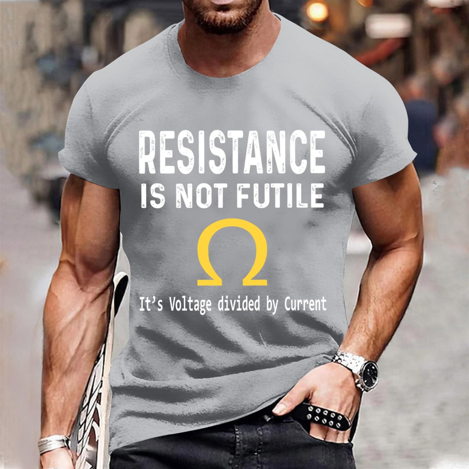 

Чоловіча модна футболка, вуличний повсякденний одяг з коротким рукавом S