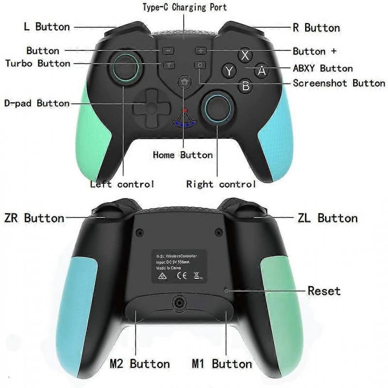 Controllers For Switch/switch Lite, Wireless Controller For Nintendo Switch, 6
