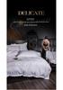 Brushed Imitation Cotton Star Hotel Guesthouse Pure White Bedding Set