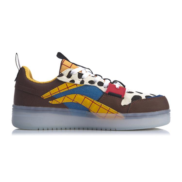 New Li Ning Classic Leisure Low X Toy Story 'Dark Brown Yellow Red' AGCP223-1