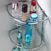 Stainless Steel Corner Shower Shelf, Wall-Mounted Bathroom Storage Rack