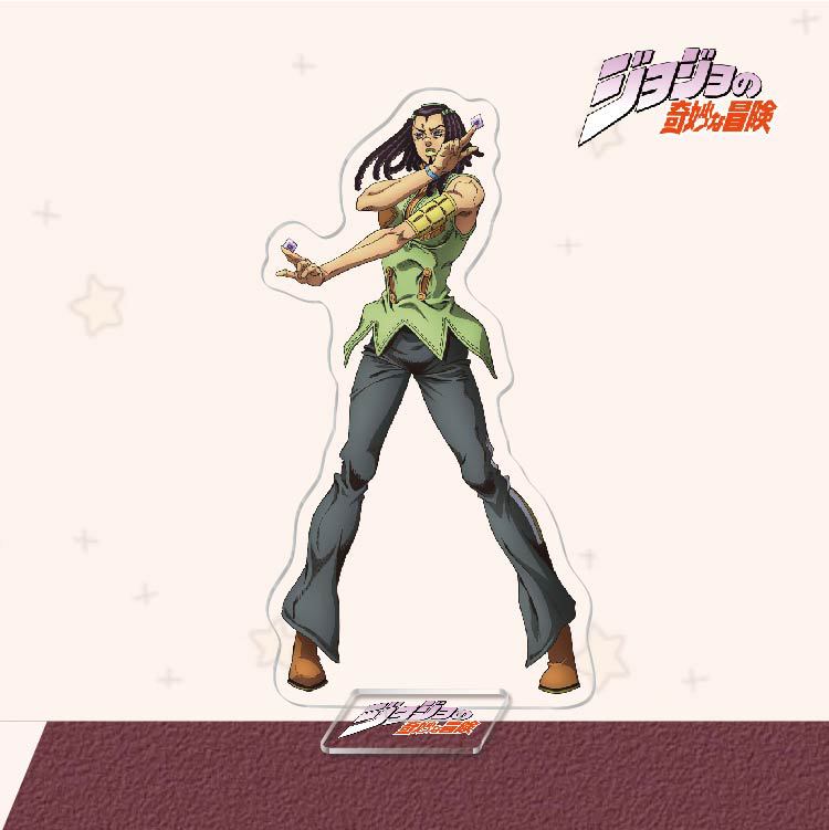 JoJo's Bizarre Adventure Animation Comics Peripheral Toys JOJO Dio Acrylic Stand-Up Sign Anime Action Figure Model Collection